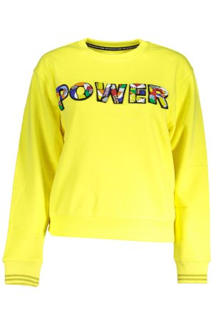 Desigual Felpa Senza Zip Donna Giallo