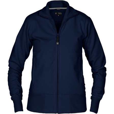 TEXSTAR Sweatjacka WC04 dam marin M - Lyreco - Arbetskläder - Arbetströjor - Sweatshirts och koftor