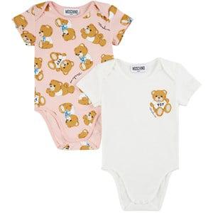 Moschino 2-Pack Pink Baby Bodies 3-6 Months - Clothing sets - 3-6 months - Cream
