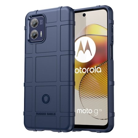 Rugged Shield Suojakotelo Motorola Moto G73 - Sininen