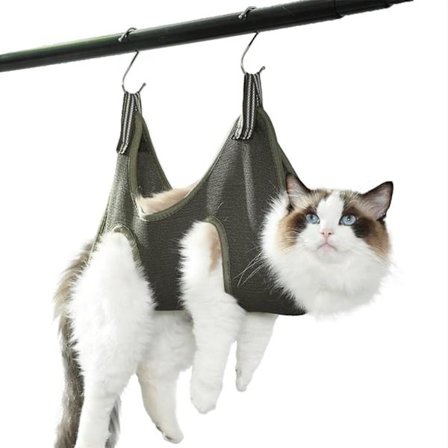 wxsp 1 stk. Kjæledyrpleiehengekøye - Tilbehør for klipping av hunde- og katteklør - Svart