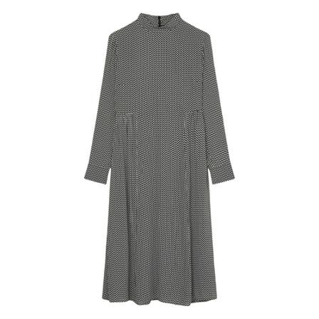 Marc O'Polo, Midi Dresses Zwart, Dames, Maat:M,Viscose