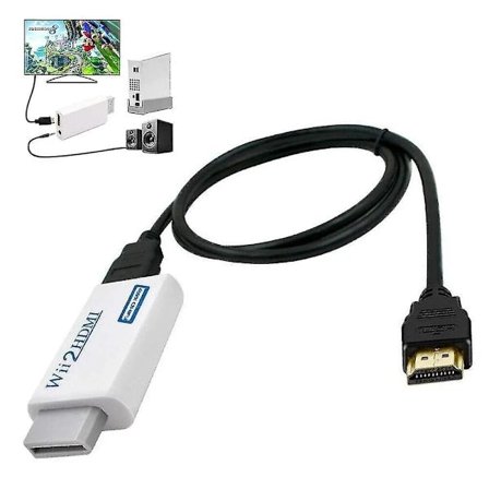 Wii till HDMI-konverteringsadapter med 1,5 m höghastighetskabel