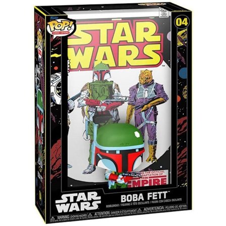 POP Star Wars Comic Cover Figur Boba Fett n°04 - FUNKO - Figur - Svart - 15 år gammal - Interiör