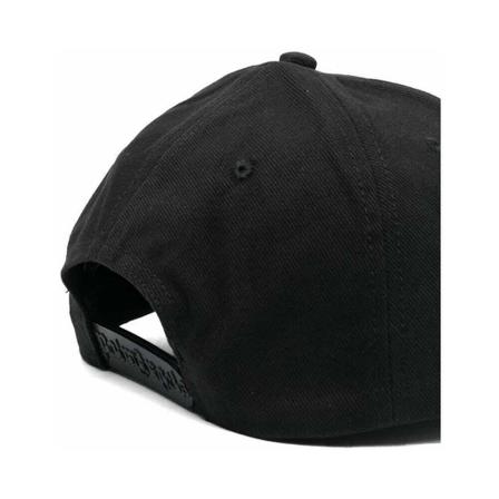 Palm Angels, logo-embroidered baseball cap Czarny, Mężczyzna, Rozmiar: ONE Size