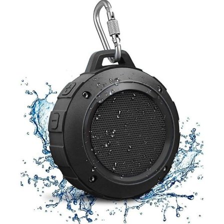 IC Mini Bärbar Mobiltelefonkort Subwoofer - Svart