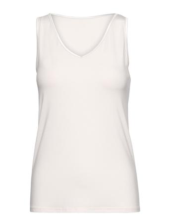 Chill Tank Top T-shirts & Tops Sleeveless Hvit Famme