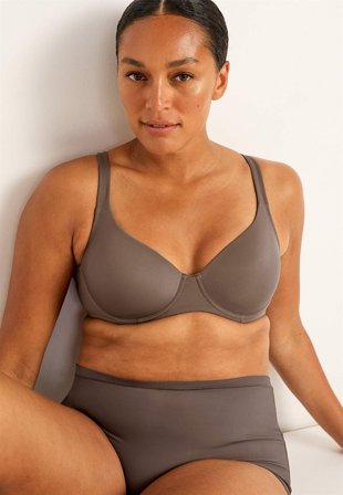 Cellbes of Sweden - Lätt vadderad t-shirt-bh Sara - brun - för damer - 100E