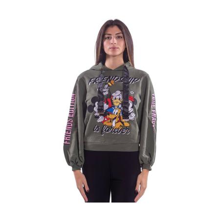 Fracomina Sweatshirt - fd21wt9001f400n5 Grøn, Dame Sweatshirts