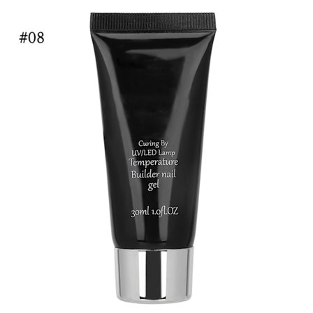 Temperaturförändring UV Gel Nagel Förlängning 30ml Professionell Snabb Nagelkonst Gel Typ 08