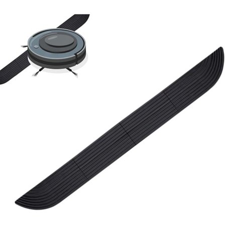 Dørtrinrampe - 68 × 5 cm - Dørtrinrampe til robotstøvsuger - Gummirampe - Dørtrinrampe