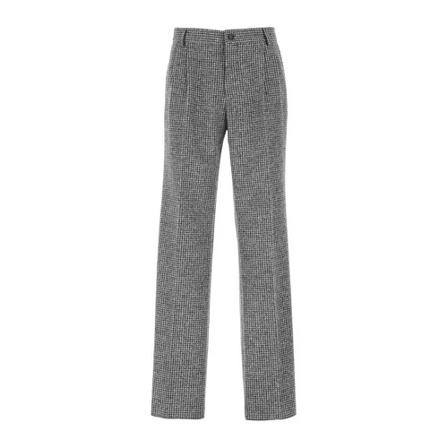 Dolce & Gabbana, Pants Grijs, Heren, Maat:L