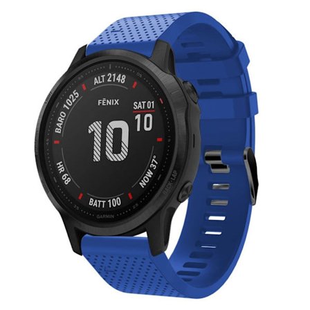 Garmin Fenix 6S klockarmband i silikon - Baby Blå