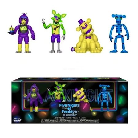 FNAF Bear Midnight Harem Action Figur - Bevægeligt og aftageligt sikkerhedsbrudslegetøj til børn