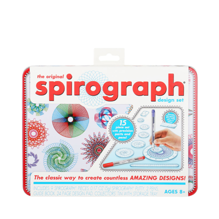 SPIROGRAPH ritset i plåtask Skapa & pyssla ONESIZE