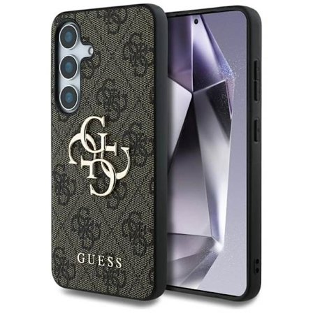 Guess Mobilskal till Galaxy S25 Big 4G Logo Classic - Brun