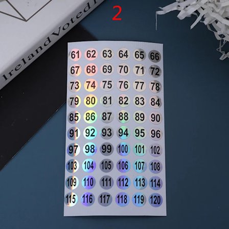 1 ark alfabet bokstavguide bokstaver stil tips klistremerke neglekunst manikyr klistremerke