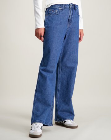 Tommy Hilfiger MABEL MEDIUM DENIM Bleu Jeans Fille - Kids Brand Store