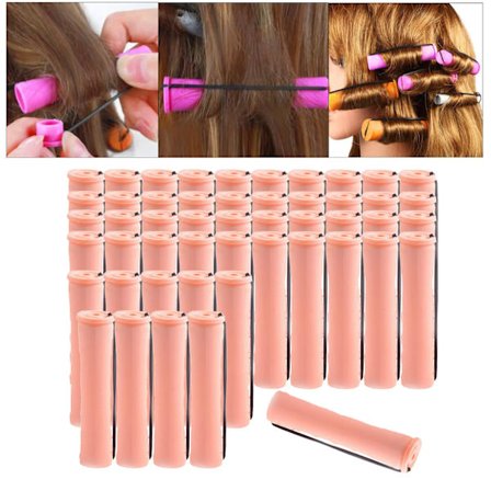 Curl Cold Wave Perm Rods Locktång Hår Halkfria Flexibla Rullar Permanentningsset Hårspolar Hår Cold Rods att Använda för Långt eller Kort Hår