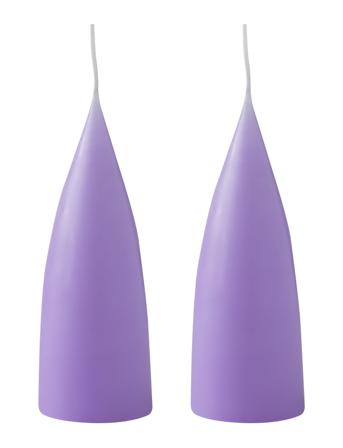 Hand Dipped C -Shaped Candles, 2 Pack Home Decoration Candles Block Candles Lilla Kunstindustrien