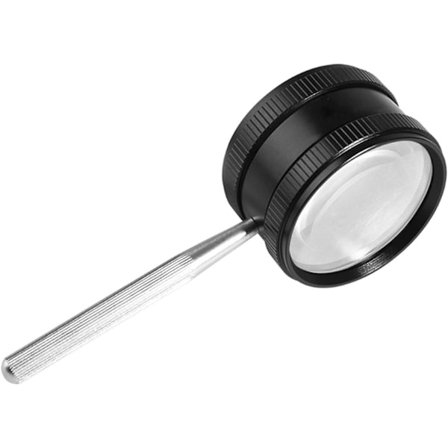 Handhållen förstoringsglas med metallhandtag för äldre barn