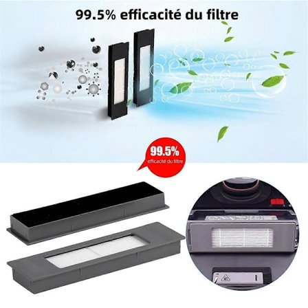 Varaosat Ecovacs DEEBOT N10+/N10 Plus, OZMO N8+/N8 Pro+ -lisävarustepaketti, T8+/T8 AIVI+/T9+