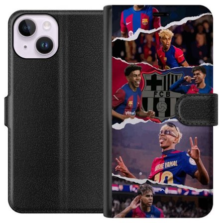 Kompatibelt Plånboksfodral till Apple Apple iPhone 14 Yamal Fotboll Spelare Barcelona