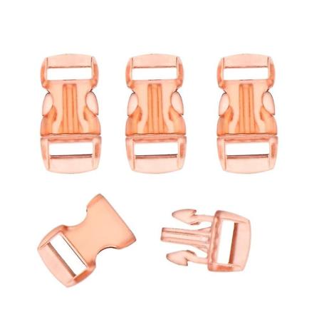 4 st Transparenta Sido-Släppspännen Plast Campingväska Delar Hundhalsband Rem Hög Kvalitet