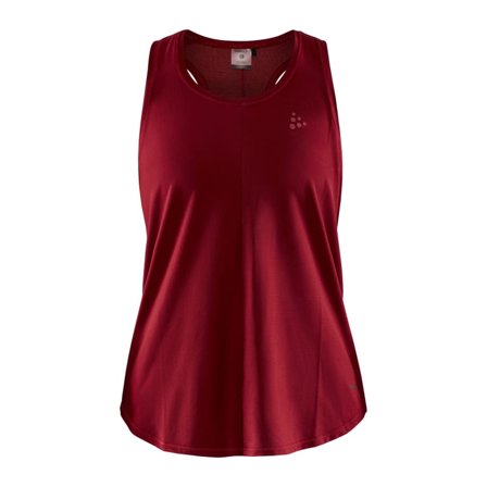Craft Women's Core Charge Rib Singlet Women Short sleeved fitness sweater Red S