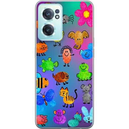 Yhteensopiva Puhelinkuori OnePlus Nord CE 2 5G Little Scribble Friends