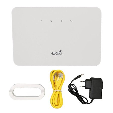 4G LTE Router 150Mbps Trådløs Bærbar WIFI Hotspot med Sim-kort Slot Ulåst til Rejser 100-240V EU Stik