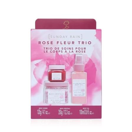 Sunday Rain Giftset Sunday Rain Rose Fleur Bath Trio