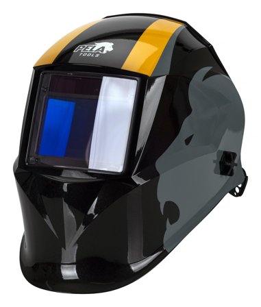 PELA 510083 Sveisehjelm solcelledrevet, Øye- & ansiktsbeskyttelse