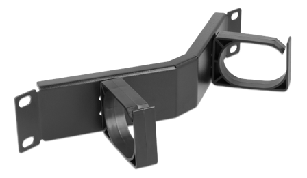 Delock rackkabelstyringspanel - 1U