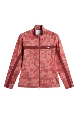 J.Lindeberg - Bridger Tour Print Mid Layer - Golf - Pink - Men - S