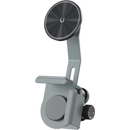 Tesla Telefonhållare, för MagSafe Bilhållare (Aluminium, 3-Knapps Kontroll), Magnetisk Biltelefonhållare 360° Rotation, för Tesla Model 3/Y/S/