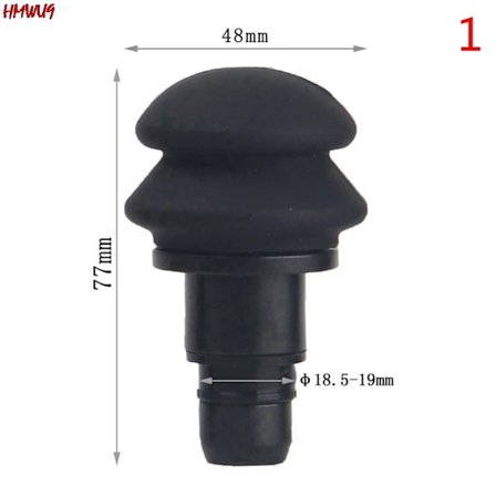 Ny Universal Fascial Massage Hoved Massager Kropsafslapning Massager Udskiftnings Headset