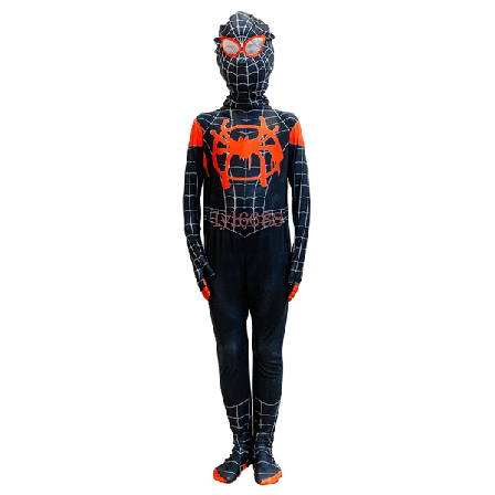 Halloween-lasten supersankari Spider-Man -tights Homecoming Expedition Iron Man -asu esitysasu Miles L