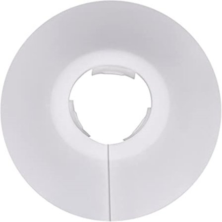 Set med 12 vita enkla radiatorrosetter, Radiatorrosett, radiatorrörs c