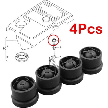 4 kpl Moottorin Suojuksen Läpivienti Kumipuskuri Puskurin Kiinnitystulppa Nissan Qashqai J11 VW Skoda Superb Yeti 2010 2011