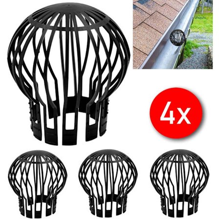 4x Løvbeskyttelse Takrennerør Beskyttelse Takrennerør Beskyttelse Regnrenner Beskyttelse Takrennerør Beskyttelse Dreneringsskjermer