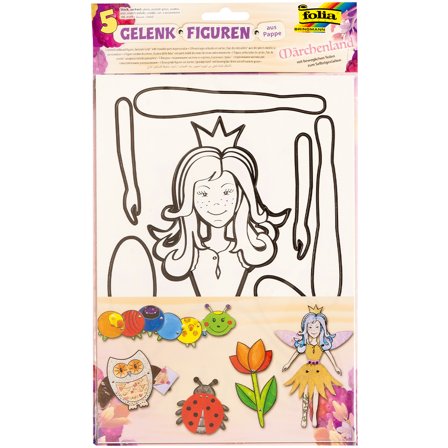 Folia Kit de bricolage Figurines en carton Pays des contes