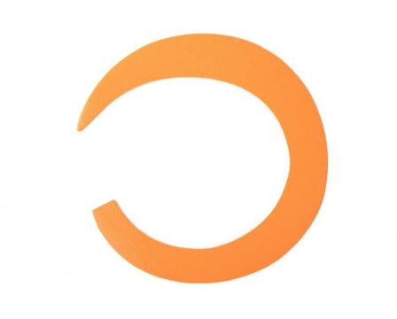 Jumbo Wiggle Tails Slim - Fluo Orange 3-pack