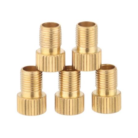 5pcs Cykelventilomvandlare Pumpkontaktadapter