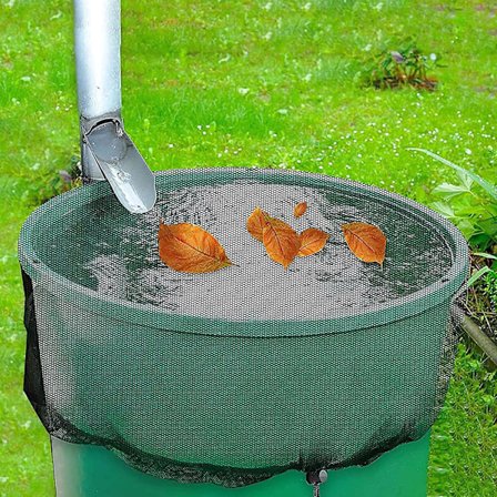 Regntunnenät, Regntunnenät Regntunneskydd Regntunnenät Skydd Regntunna Regntunnenät Skydd För Utomhusträdgård (95 cm Diameter Svart)