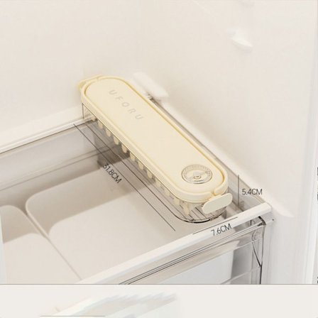 Dumpling Förvaringslåda Kylskåp Färskhållningslåda BEIGE ONE