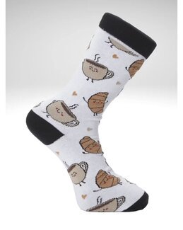 Strumpor kaffekopp Vit - 36/40 - Åshild