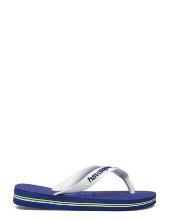 Hav Kids Brazil Logo Shoes Summer Shoes Flip Flops Sininen Havaianas