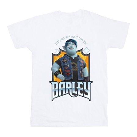 Disney Dam/Kvinnor Onward Barley Pose Bomull Boyfriend T-Shir