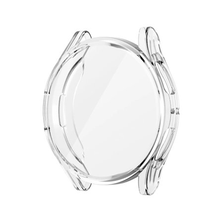 Etui for Samsung Galaxy Watch 4 5 6 7 40Mm 44Mm Beskyttelsesdeksel Silikon TPU Bumper Skjermbeskytter Deksel Fullt Tilbehør Transparent